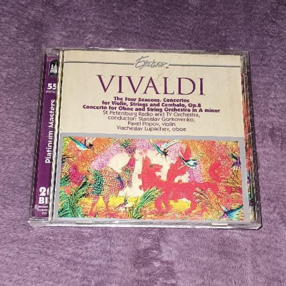 Vivaldi CD Four Seasons Concertos Violins Strings A Minor Classical Music